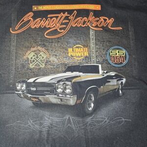 Barrett-Jackson Car Auctions Chevy SS 454 Graphic T-Shirt Collector Tee 2XL